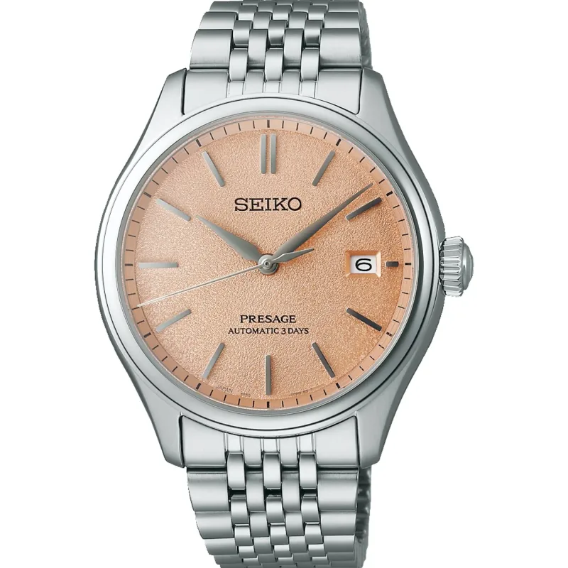Relógio Seiko Presage Classic Automático Rose SPB467J1