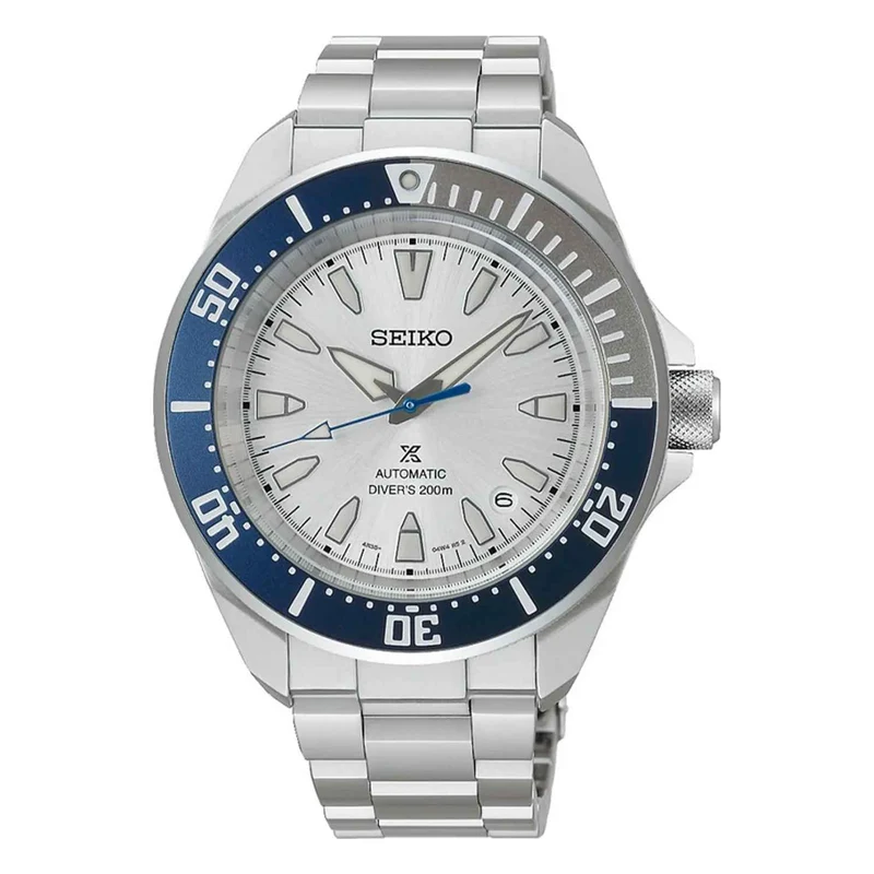 SEIKO - Prospex SEA Diver's m. sølv skive, 42 mm - HBB001K1