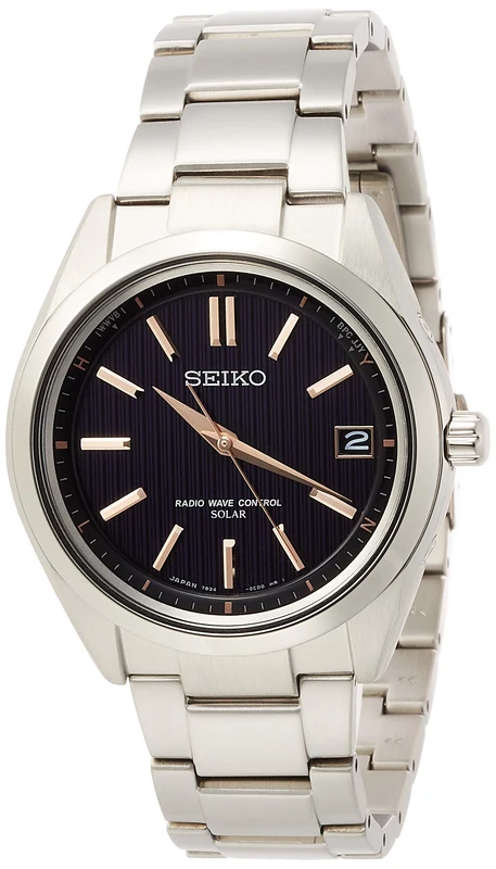 Seiko BRIGHTZ Solar radio titanium black face SAGZ087 Men's watch Titanium NEW