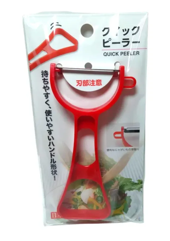 Descascador de Legumes com Lâmina Rotativa Vermelho e Preto 0328-145 Echo Japão
