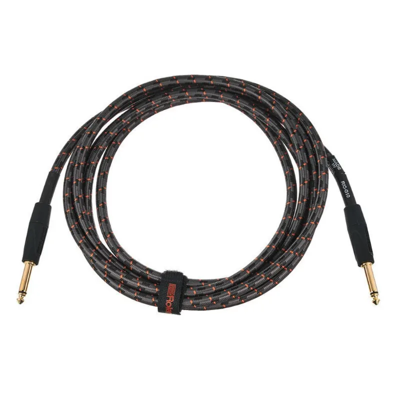 Roland RIC-G10 | Cabo de 3 metros RIC-G10 | Cabo P10 Roland de 3m para Instrumento - Série Gold