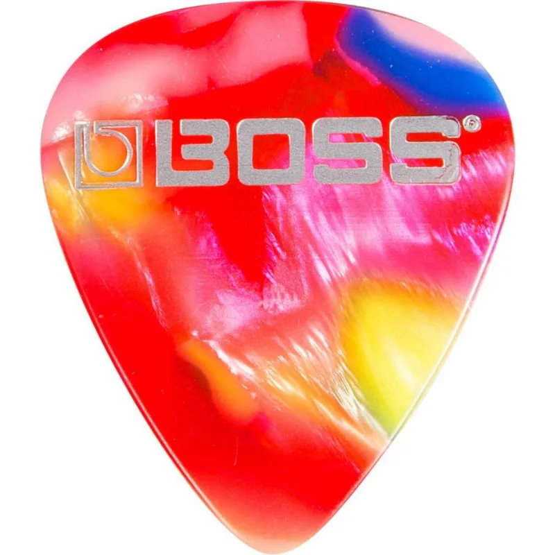BPK-12-Medium | PACOTE DE PALHETAS MEDIUM PREMIUM BOSS COM 12 UNID. Pack com 12 Palhetas Medium de Celulose BOSS BPK-12-BM