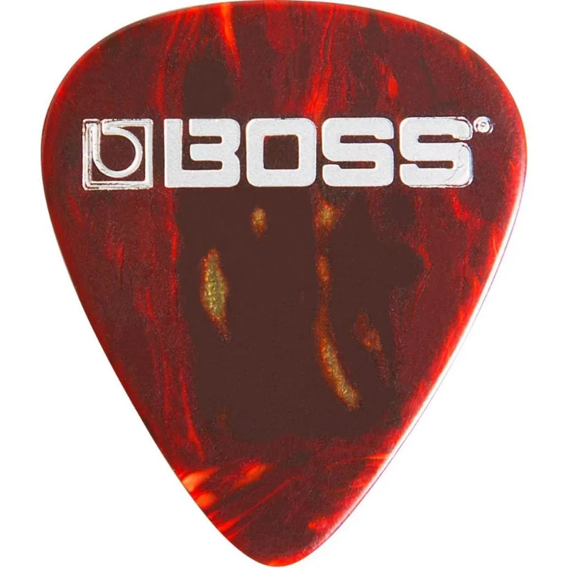BPK-12-Medium | PACOTE DE PALHETAS MEDIUM PREMIUM BOSS COM 12 UNID. Pack com 12 Palhetas Medium de Celulose BOSS BPK-12-SM