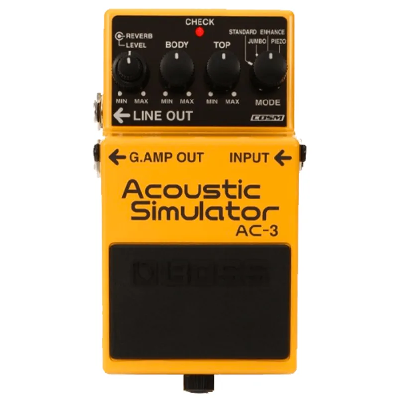 Pedal para Guitarra Simulador Acústico Boss AC-3