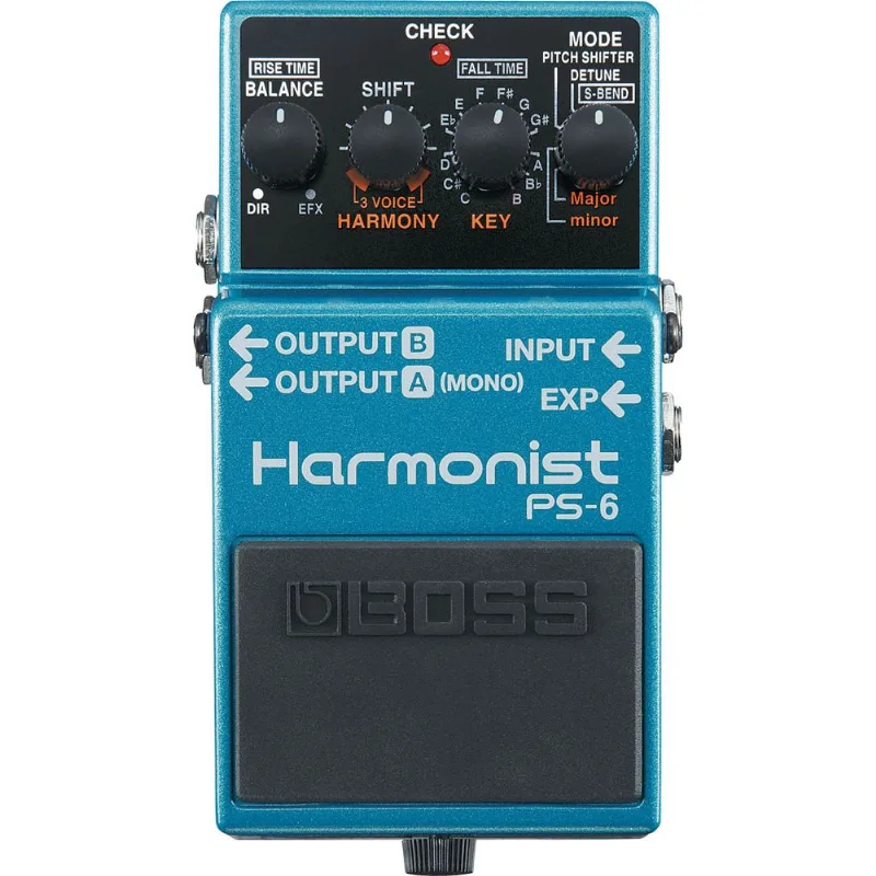 Pedal Harmonizador e Pitch Shifter BOSS PS-6 Harmonist PS-6