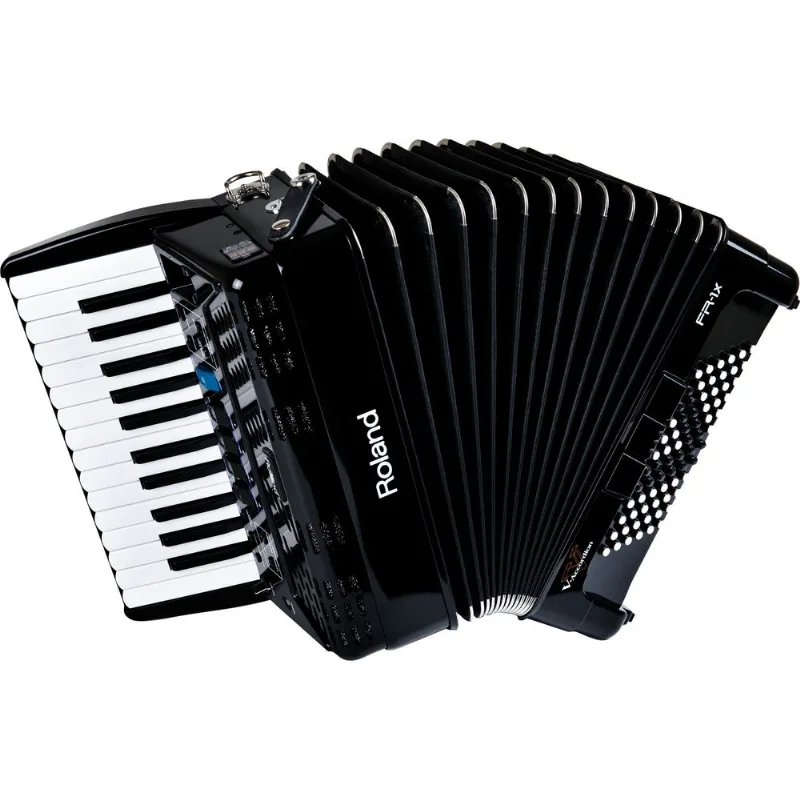 Acordeon Roland FR-1X BK - Preta FR-1X | V-Accordion - Cor: Black