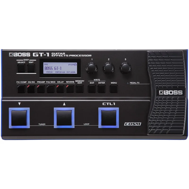 Pedaleira Boss GT1 Multiefeitos Para Guitarra