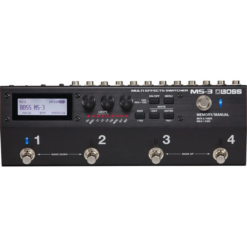 Controlador e Multiefeitos BOSS MS-3 Multi Effect Switcher MS-3