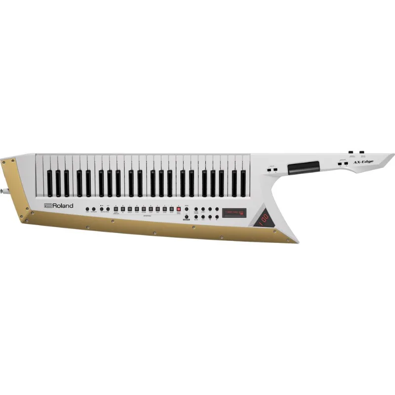 Roland AX-EDGE-W | Keytar Branco AX-EDGE-W | Teclado Sintetizador - Branco
