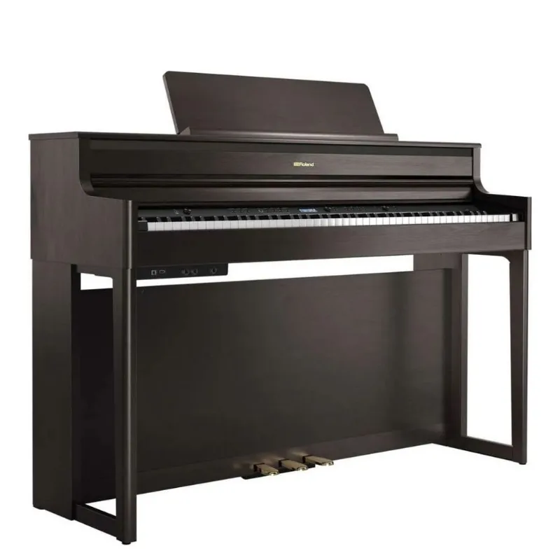 Piano Digital Roland HP704 DR Cor Marrom