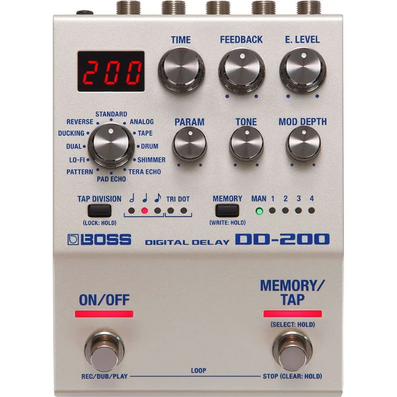 BOSS DD-200 | Pedal Multiefeitos de Delay DD-200