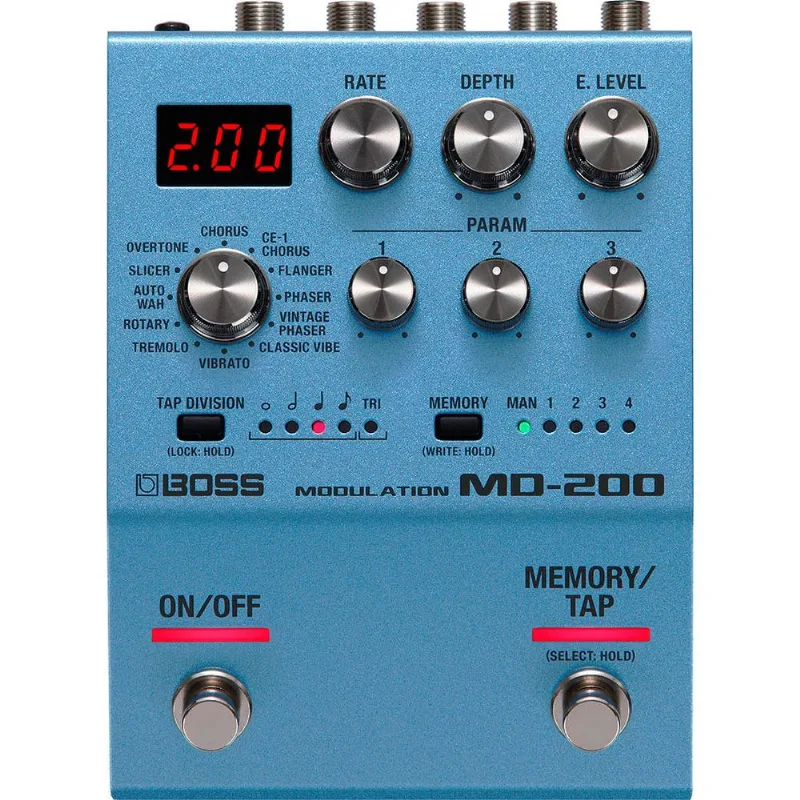 BOSS MD-200 | Pedal Multiefeitos de Modulação MD-200