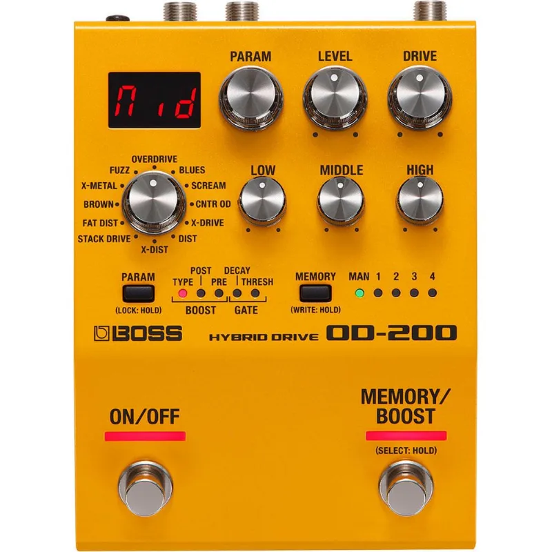 BOSS OD-200 | Pedal multiefeito de drive OD-200