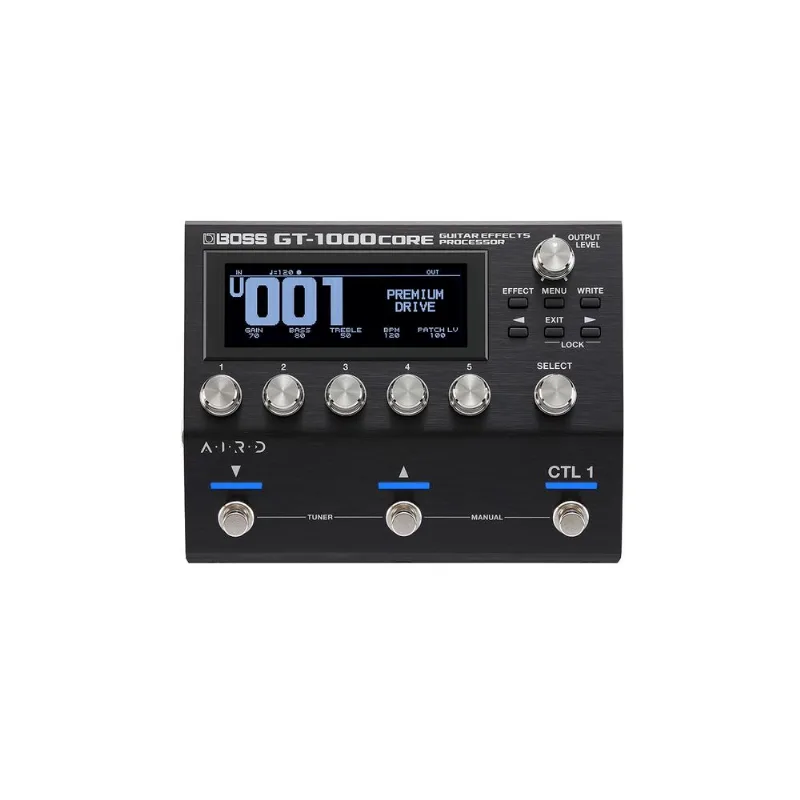 BOSS GT-1000CORE | Processador de efeitos e amp para guitarra e baixo GT1000CORE