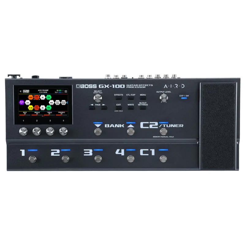 Pedaleira Boss GX100 Multiefeitos Para Guitarra e Baixos