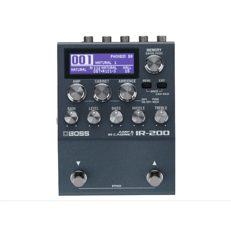 BOSS IR-200 | Pedal Simulador de Amp e Gabinete com Impulse Response IR-200