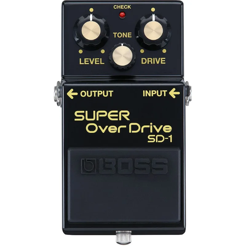 Pedal de Overdrive edição limitada de 40 anos BOSS SD-1-4A Super Overdrive SD-1 | Pedal Super OverDrive Edição Limitada 40 Anos