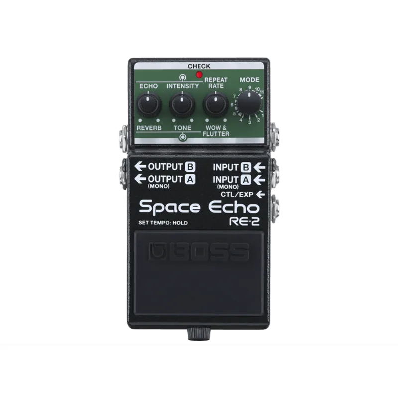 BOSS RE-2 | Space Echo pedal de delay e reverb compacto RE-2
