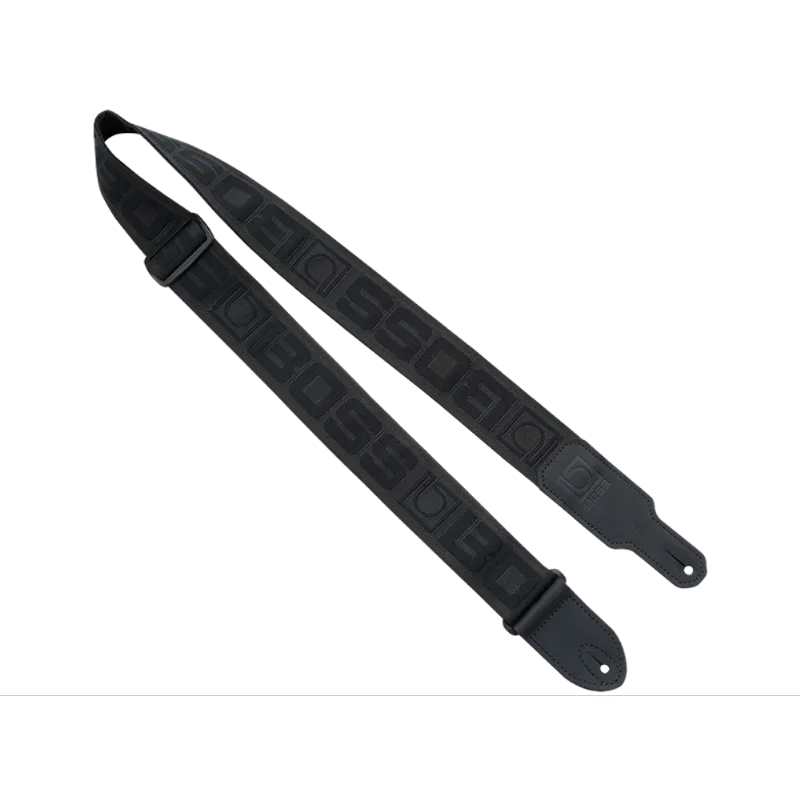 BOSS BSM-20-BB | Correia para instrumento com logo da BOSS do tipo monograma BSM-20-BB