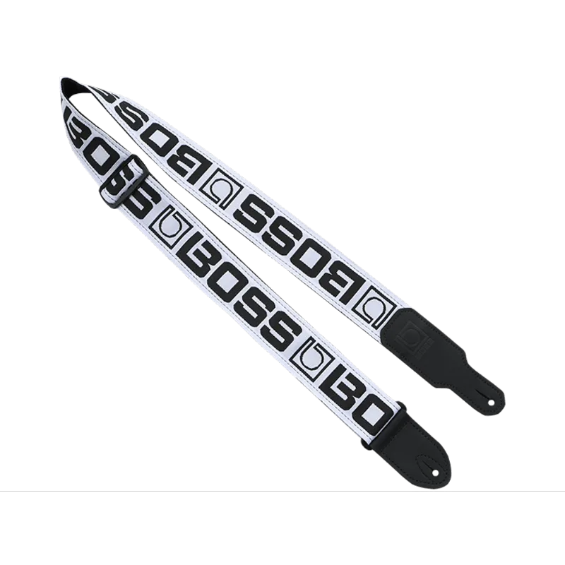 BOSS BSM-20-WB | Correia para instrumento com logo da BOSS do tipo monograma BSM-20-WB