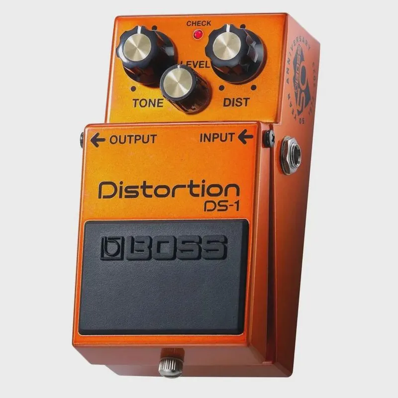 Pedal de Efeito Boss Para Guitarra DS1 DS-1 B50A 50TH