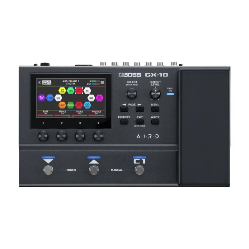 BOSS GX-10 | Processador de efeitos para Guitarra e Baixo GX-10