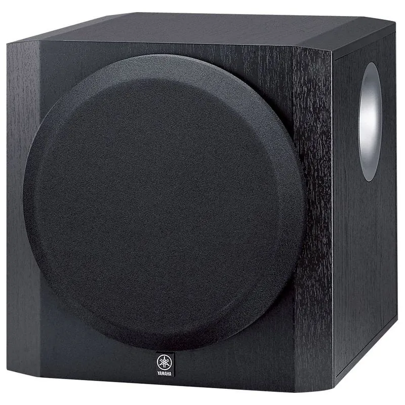 Yamaha YST-SW216 - Subwoofer ativo de 10' com 100 watts Bivolt Preto
