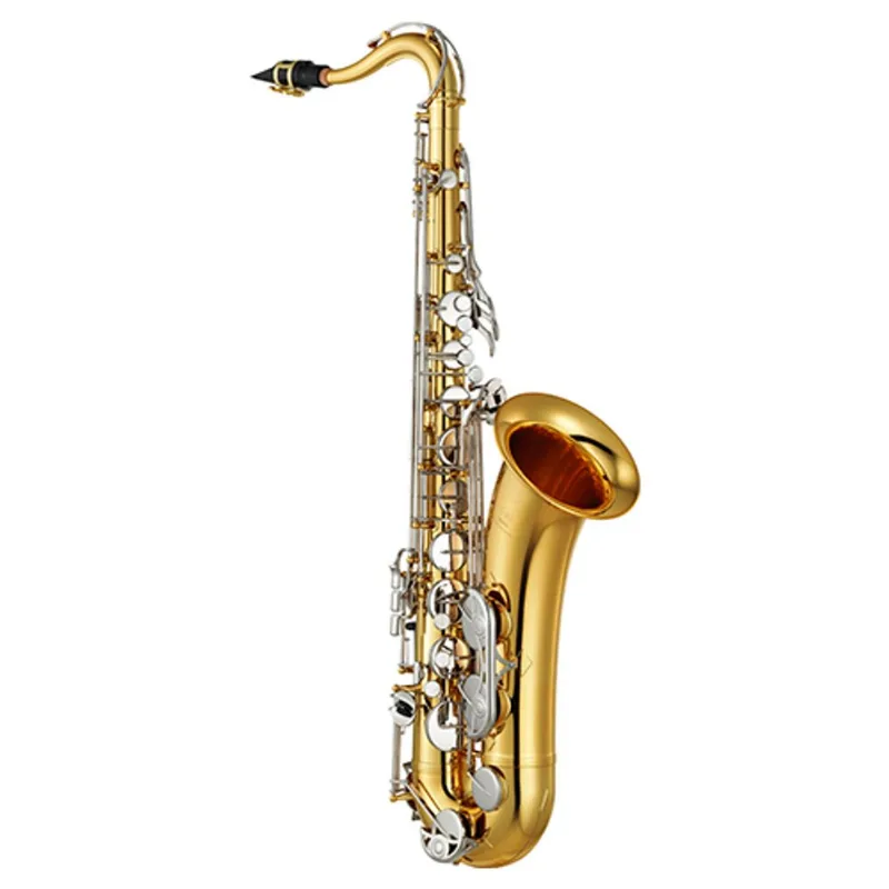 Saxofone Tenor Yamaha YTS26 Niquelado Afinação Em Si Bemol Com Case