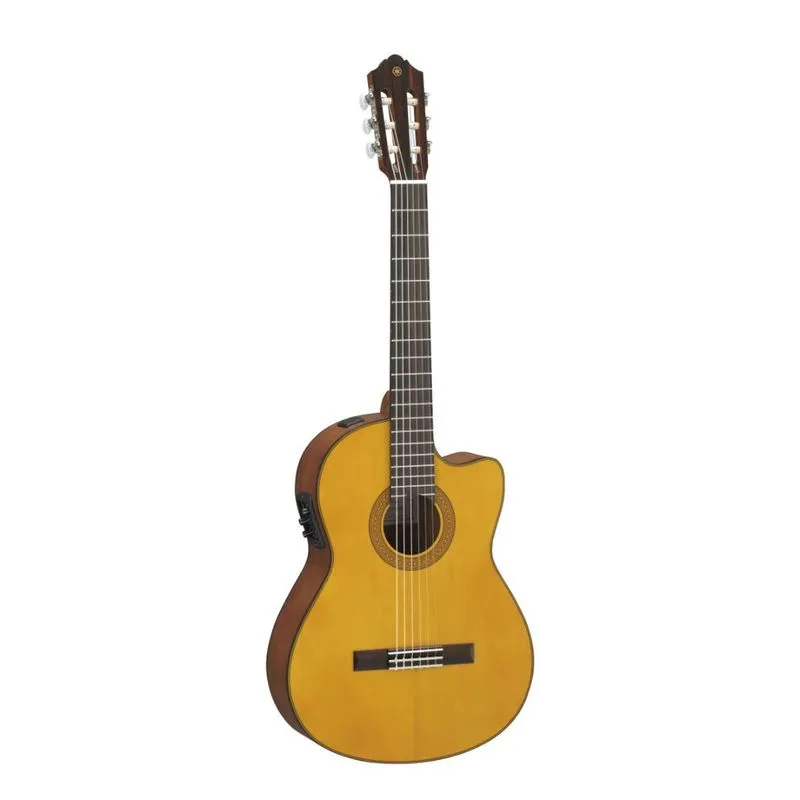 Violão Clássico Elétrico Yamaha CGX122MSC Natural
