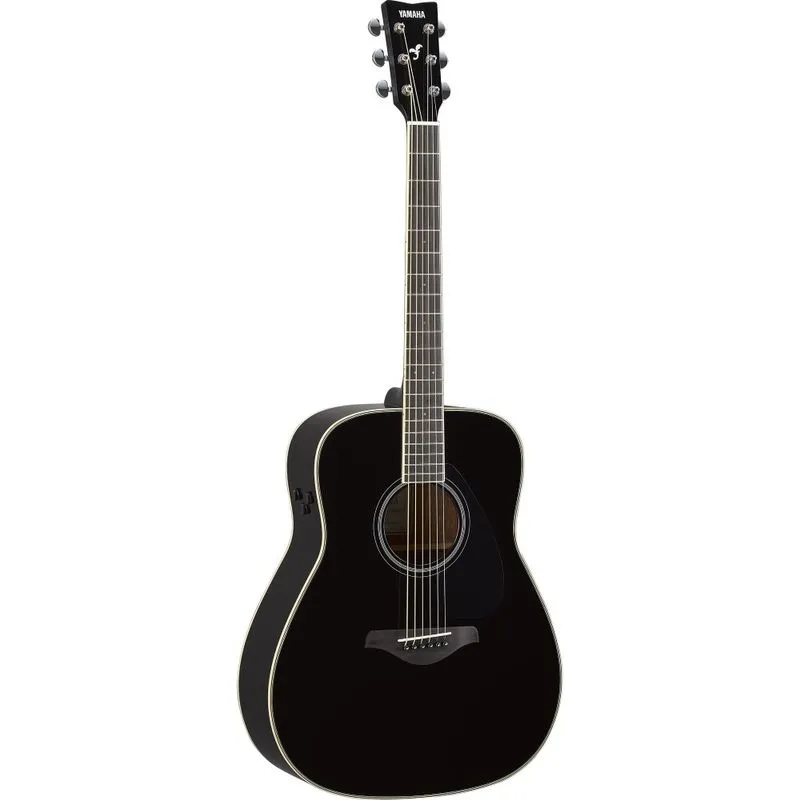 Violão Acústico Transacoustic fg-ta Abeto Preto Yamaha