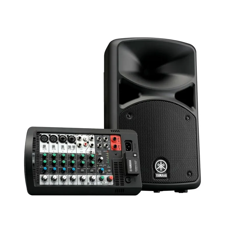 Caixa De Som Portátil Pa Yamaha Stagepas 600bt Bluetooth