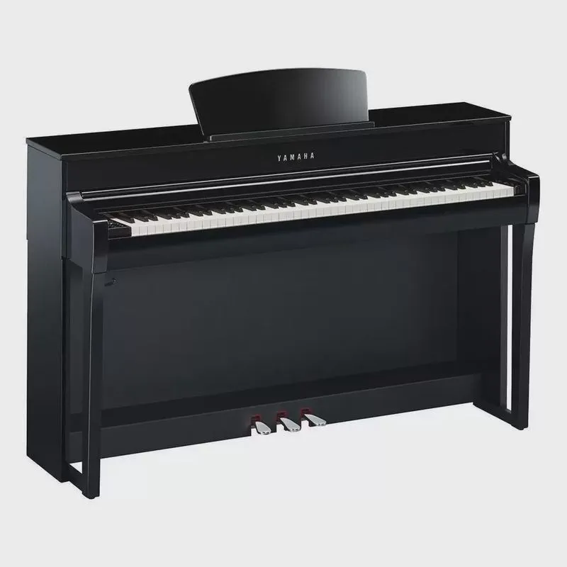 Piano Digital Clavinova CLP735 pe Polish Ebony 88T Yamaha