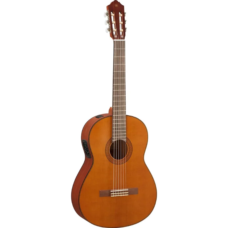 Violão Yamaha Elétrico De Nylon CGX122MC Cor Natural