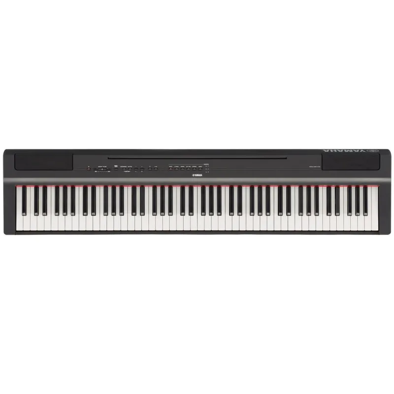 Piano Digital Yamaha P125AB Com Fonte Porta Partitura e Pedal Sustain