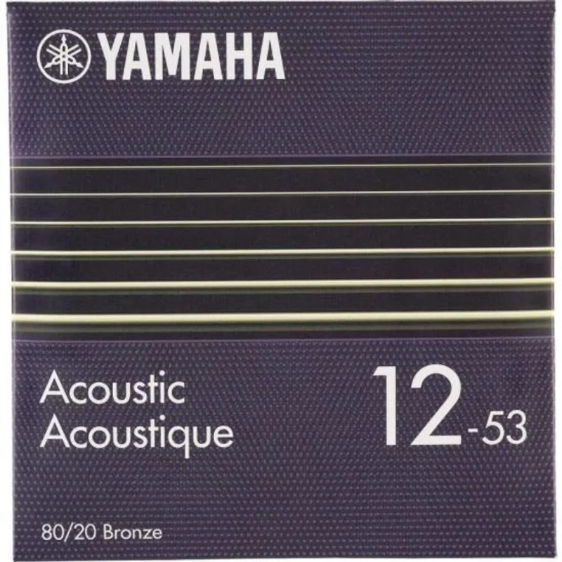 Encordoamento Para Violão .012-.053 Bronze Custom Light Yamaha [f002]