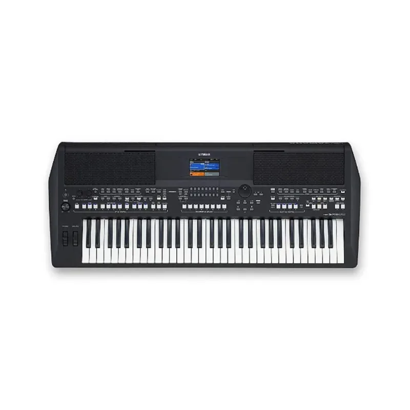 Teclado Yamaha PSR SX720 Arranjador Com Fonte e Porta Partitura