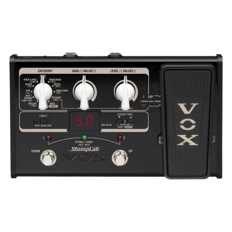 Pedaleira De Efeitos Para guitarra Vox Stomplab 2G