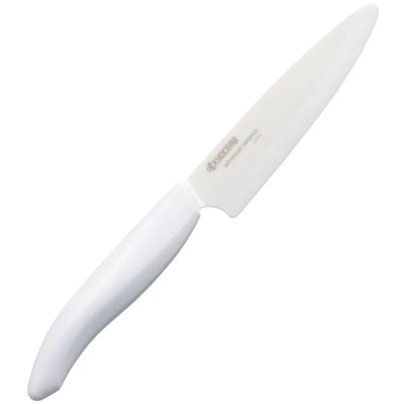 Faca de Cerâmica Branca Kyocera com Cabo Branco 4.5' FK-110WHWH