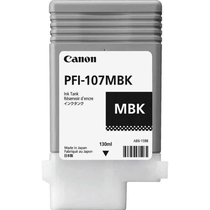 Cartucho De Tinta Canon Pfi-107 Mbk-130Ml 6704B001Aa