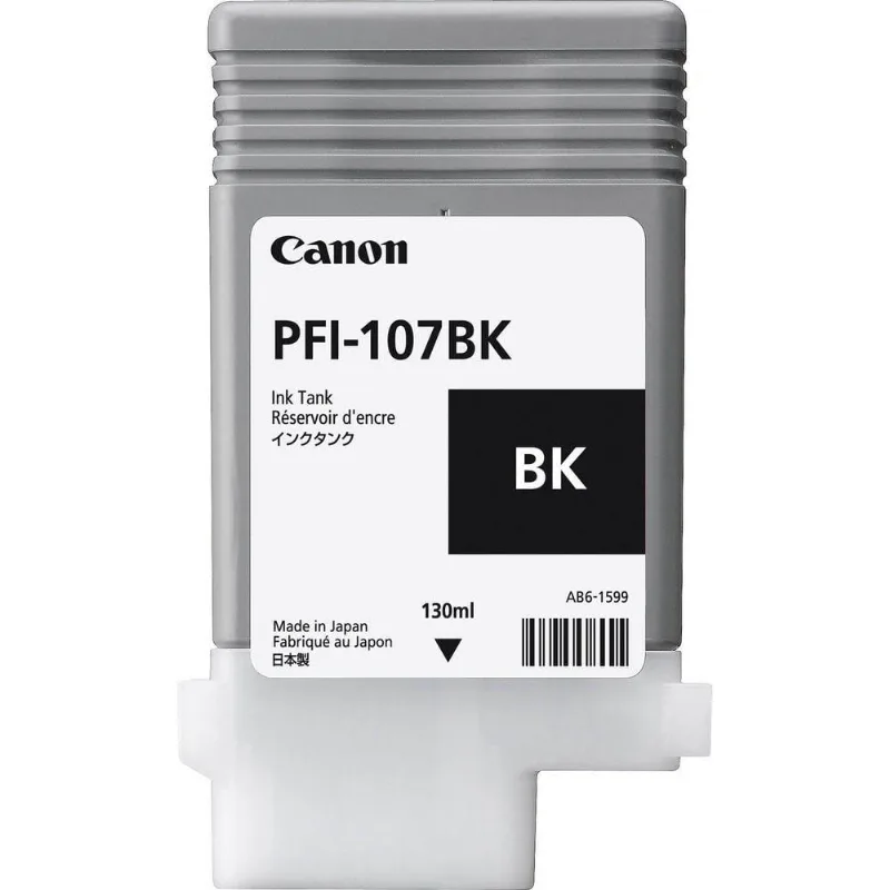 Cartucho De Tinta Canon Pfi 107 Bk 130Ml 6705B001Aa