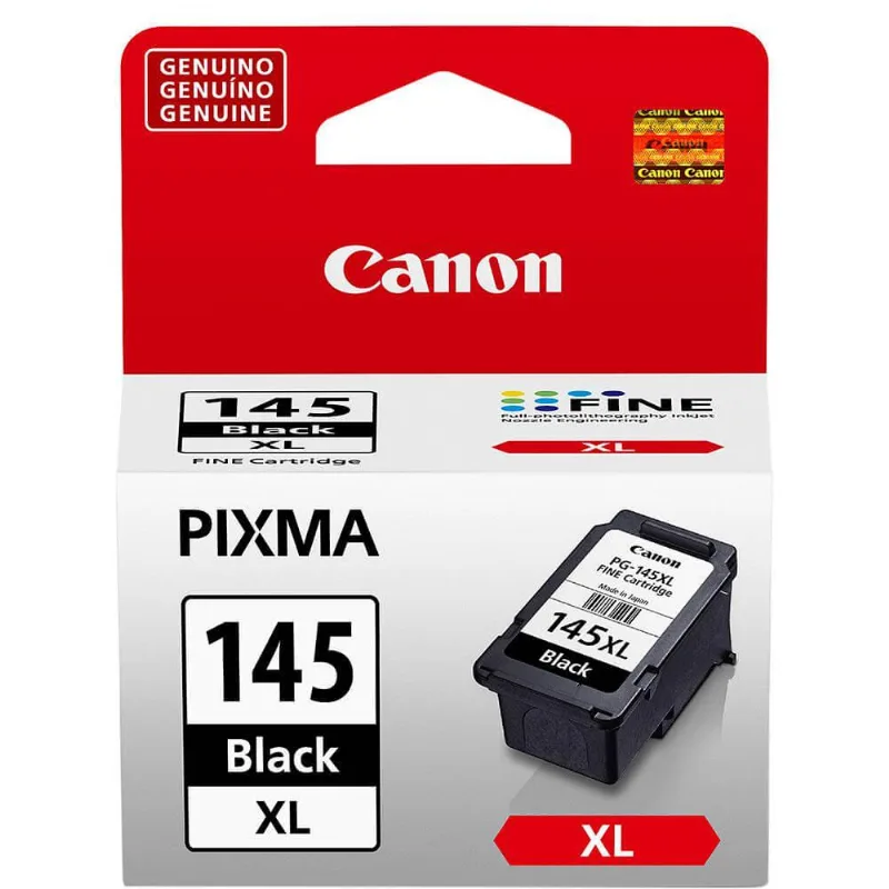 Cartucho De Tinta Canon Pg 145 Xl Preto 12ml