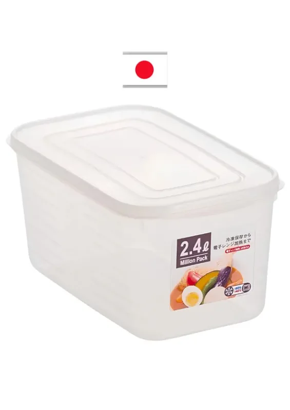 Pote Para Alimentos Claro 2.4L No.1292 Million Yamada Japão