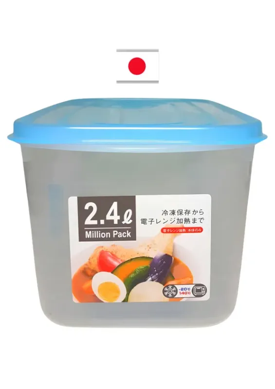 Pote Para Alimentos 2.4L Blue No.1292 Million Yamada Japão