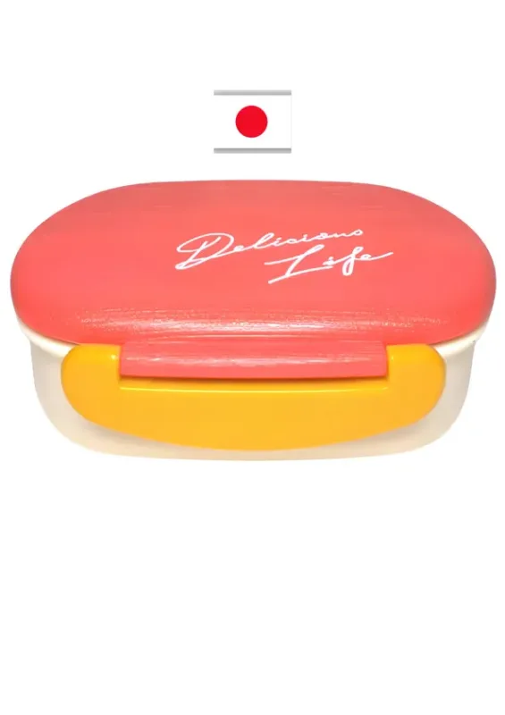 Pote Para Alimentos Lancheira No.1840 480ml Red Yamada Japão