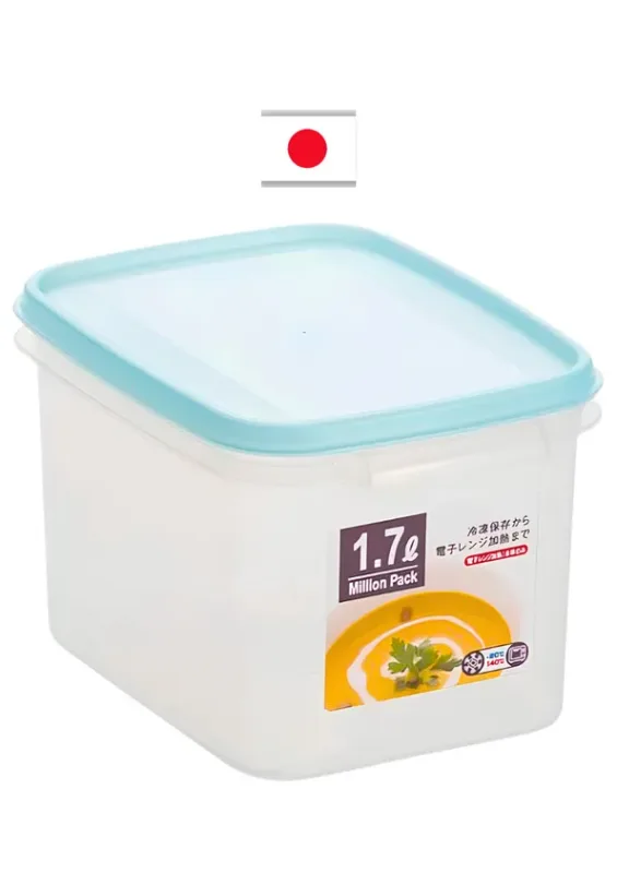 Pote Para Alimentos Azul 1.7L No.513 Million Yamada Japão