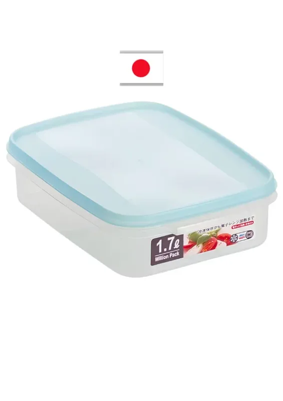 Pote Para Alimentos Azul 1.7L No.520 Million Yamada Japão