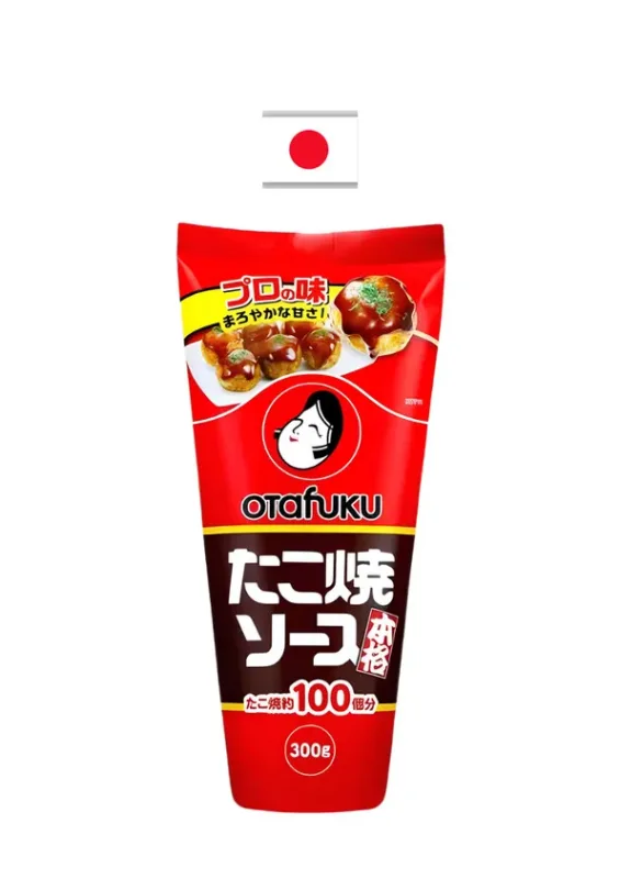 OTAFUKU TAKOYAKI SAUCE 300g - Molho para takoyaki (bolinho de polvo). Origem: Japão