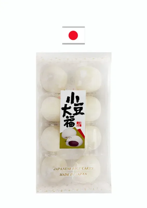 Doce de Arroz Moti Sabor Feijão Azuki 8p 216g Kubota Japão