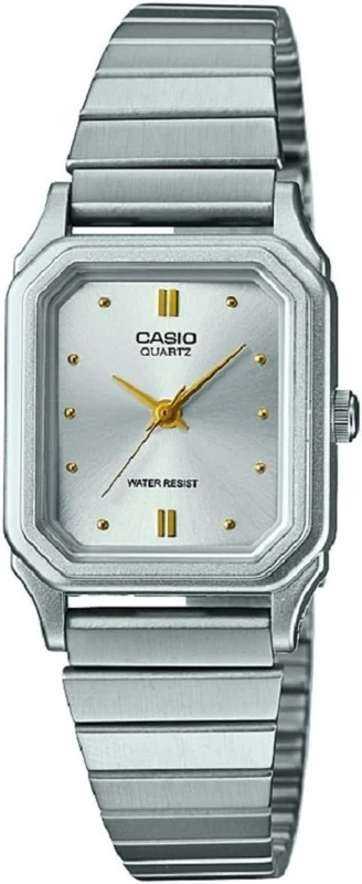Casio Ladies Watch with Silver Dial and Silver Strap LQ-400D-7AEF