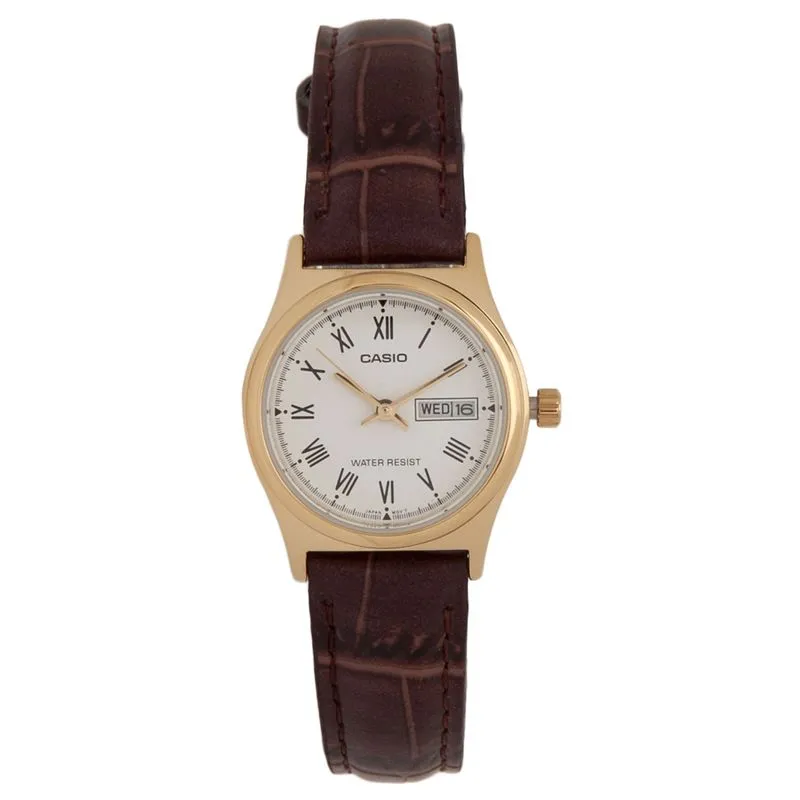 Relógio Feminino Casio Analógico LTP-V006GL7BUDF - Dourado
